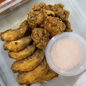 Fried Chicken with Mentaiko Mayo