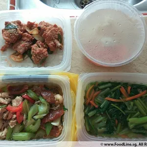 Lunch Tingkat (20 Days, 3 Dishes + Soup OR 4 Dishes)