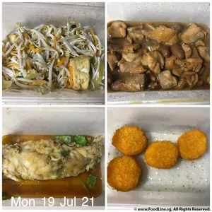 Tingkat Menu (20 Days) in Microwavable Container