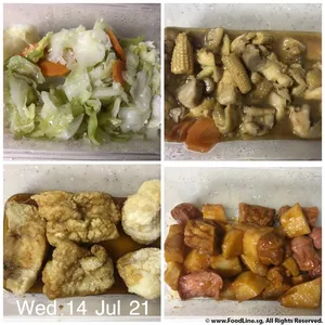 Tingkat Menu (20 Days) in Microwavable Container