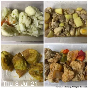Tingkat Menu (20 Days) in Microwavable Container