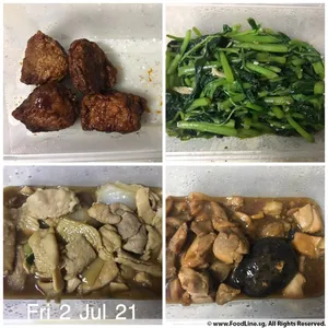 Tingkat Menu (20 Days) in Microwavable Container