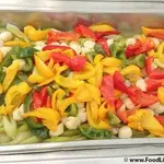 Stir-Fried Scallop w Seasonal Green & Bell Peppers