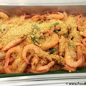 Deep Fried Prawn w Cereal