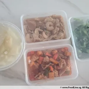 Tingkat - 3 Dishes + 1 soup/ 4 Dishes  (20 days)