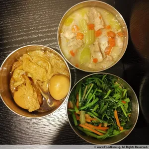 Dinner Tingkat (20 Days, 3 Dishes + Soup OR 4 Dishes)