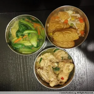 Dinner Tingkat (20 Days, 3 Dishes + Soup OR 4 Dishes)
