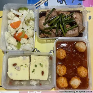 Tingkat - 3 Dishes + 1 soup/ 4 Dishes  (20 days)