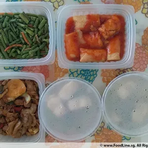 Lunch/Dinner Tingkat (10 Days, 3 Dishes + Soup OR 4 Dishes)