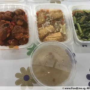 Lunch/Dinner Tingkat (5 Days, 3 Dishes + Soup OR 4 Dishes)