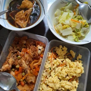 Jessie Catering Tingkat Meal - 3 dishes + 1 soup/ 4 dishes (10 days) - Promotion!