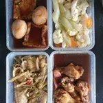 Tingkat - 3 Dishes + 1 soup/ 4 Dishes (20 days)(Lunch)