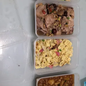 Tingkat - 3 Dishes + 1 soup/ 4 Dishes  (20 days)(Lunch)