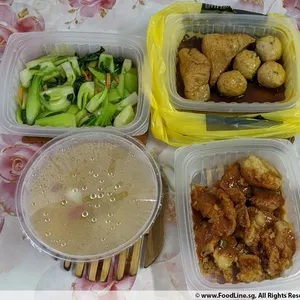 Lunch/Dinner Tingkat (5 Days, 3 Dishes + Soup OR 4 Dishes)