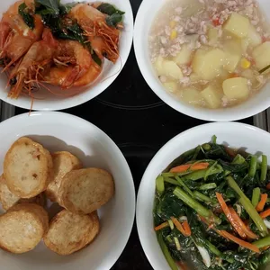 Dinner Tingkat (20 Days, 3 Dishes + Soup OR 4 Dishes)