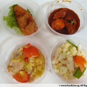 Trial Tingkat - 3 Dishes + 1 soup/ 4 Dishes (5 days)