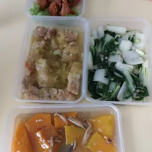 Tingkat - 3 Dishes + 1 soup/ 4 Dishes  (20 days)(Lunch)