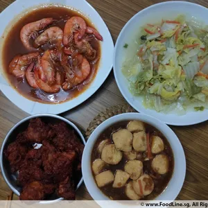 Jessie Catering Tingkat Meal - 3 dishes + 1 soup/ 4 dishes (10 days) - Promotion!