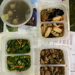 Lunch/Dinner Tingkat (5 Days, 3 Dishes + Soup OR 4 Dishes)