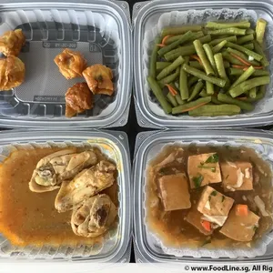 For First Time Customers: Special 3 Days Trial Lunch Tingkat Package (3 Dishes + Soup OR 4 Dishes)