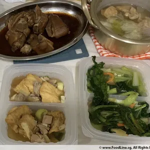 Dinner Tingkat (20 Days, 3 Dishes + Soup OR 4 Dishes)