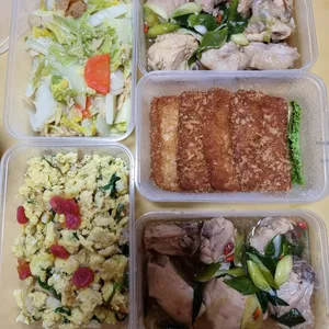 Tingkat - 3 Dishes + 1 soup/ 4 Dishes  (20 days)(Dinner)