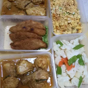 Tingkat - 3 Dishes + 1 soup/ 4 Dishes  (20 days)(Dinner)