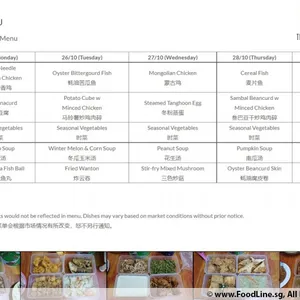 Jessie Catering Tingkat Meal - 3 dishes + 1 soup/ 4 dishes (10 days) - Promotion!