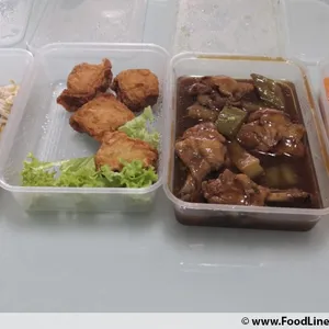 Tingkat - 3 Dishes + 1 soup/ 4 Dishes  (20 days)(Lunch)
