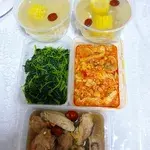 Tingkat - 3 Dishes + 1 soup/ 4 Dishes  (20 days)(Dinner)