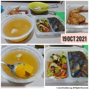 Lunch/Dinner Tingkat (5 Days, 3 Dishes + Soup OR 4 Dishes)