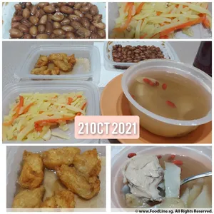 Lunch/Dinner Tingkat (5 Days, 3 Dishes + Soup OR 4 Dishes)