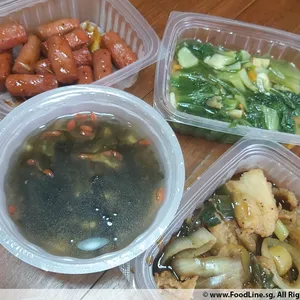 Lunch/Dinner Tingkat (5 Days, 3 Dishes + Soup OR 4 Dishes)