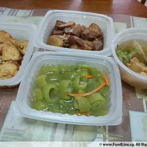 Lunch/Dinner Tingkat (5 Days, 3 Dishes + Soup OR 4 Dishes)