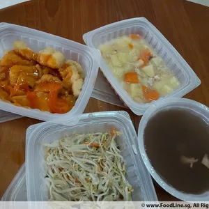 Lunch/Dinner Tingkat (5 Days, 3 Dishes + Soup OR 4 Dishes)