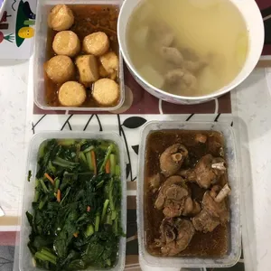 Jessie Catering Tingkat Meal - 3 dishes + 1 soup/ 4 dishes (10 days) - Promotion!
