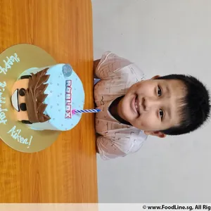 Roblox Cake (Size: 6" - Approx. 6-8 pax (0.5 kg)) (Flavour: Vanilla)