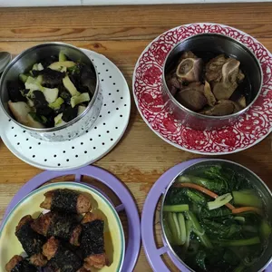 Dinner Tingkat (20 Days, 3 Dishes + Soup OR 4 Dishes)