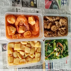 Jessie Catering Tingkat Meal - 3 dishes + 1 soup/ 4 dishes (10 days) - Promotion!