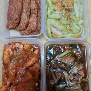 Tingkat - 3 Dishes + 1 soup/ 4 Dishes  (20 days)(Dinner)