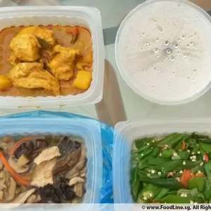 Lunch Tingkat (20 Days, 3 Dishes + Soup OR 4 Dishes)