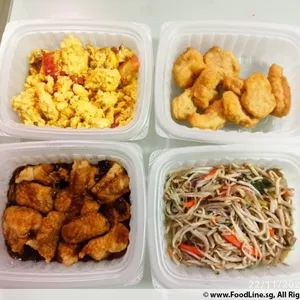 Lunch Tingkat (20 Days, 3 Dishes + Soup OR 4 Dishes)