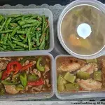 Trial Tingkat - 3 Dishes + 1 soup/ 4 Dishes (5 days)(Lunch)