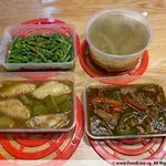 Tingkat - 3 Dishes + 1 soup/ 4 Dishes  (20 days)(Dinner)