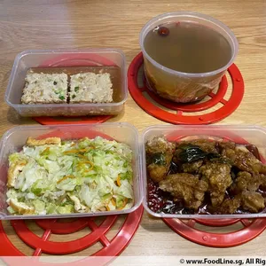 Tingkat - 3 Dishes + 1 soup/ 4 Dishes  (20 days)(Dinner)