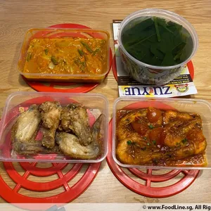 Tingkat - 3 Dishes + 1 soup/ 4 Dishes  (20 days)(Dinner)