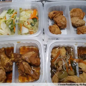 Lunch/Dinner Tingkat (5 Days, 3 Dishes + Soup OR 4 Dishes)