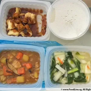 Lunch Tingkat (20 Days, 3 Dishes + Soup OR 4 Dishes)