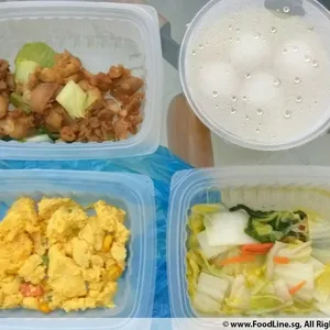 Lunch Tingkat (20 Days, 3 Dishes + Soup OR 4 Dishes)