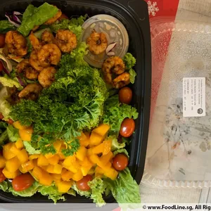 Grilled Prawn & Mango Salad with Crunchy Peppers